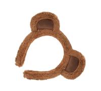 Bear Headband Plush, Adjustable Animal Ears Costume for Adults, Cute Headband for Party Use with Halloween Birthday Photoshoot, Event Accessory to Kids Teens Ladies Girls Costume Fun