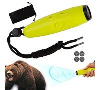 Bear Horn Self Defense - Pocket Handheld Battery Noise Maker, Survival Protection Alert Device Sound Siren, Signal | Scare Repeller Predator Animal Whistle Loud Alarm