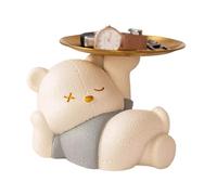 Bear Key Bowl, Cute Bear Statue Dish, Animal Figurine Tray, Jewelry and Key Holder, Bear Candy Dish, Home Decor Bear Bowl, Table Centerpiece Bear, Bear Key and Jewelry Tray, Decorative Bear Dish