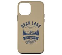 Bear Lake Rocky Mountain National Park Design Vieilli Coque pour iPhone 12 Mini