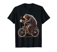 Bear Lover Coffee Vélo Art T-Shirt