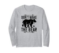 Bear Lover Funny - Ne réveillez Pas l'ours Manche Longue