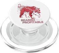 Bear Market Short Trader baissier mais rentable Wall Street PopSockets PopGrip pour MagSafe
