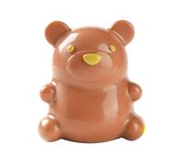 Bear Nail Brush - Cute Easy Grip Hand Scrubber, Soft Bristles Cleaning Tool, Compact Finger Dirt RemoverWith Comfortable Hold Design For Children Women Daily Hand Washing Care Accessory