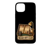 Bear Off Club Backgammon Sortie des Pions Coque pour iPhone 15 Plus