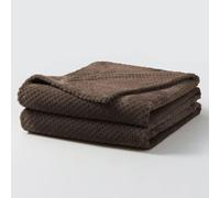 Bear & Panda Jeté de Vison Polaire en Flanelle gaufrée - Canapé/Couvre-lit/couvertures de Voyage - Nid d'abeille Super Doux, léger, Chaud, Confortable Grande Taille Simple, Double, King -