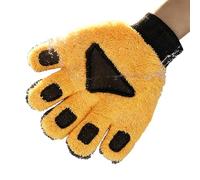 Bear-Paw de lavage de voiture | Gants à cinq doigts en polaire corail - Gants avec lavage doux | Pour hommes, femmes, voiture, camion, SUV, automobile, véhicule, extérieur, maison, cuisine