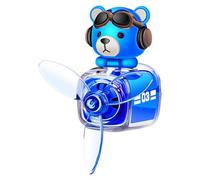 Bear Pilot Car Air Freshener | Cartoon Bear Airplane Car Vent Air Freshener | Long Lasting Perfume Fragrance, Automotive Refresher Diffuser Aromatherapy Ornament