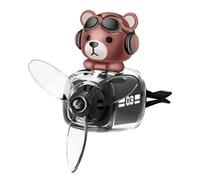 Bear Pilot Car Diffuser, Bear Automotive Air Outlet Propeller Diffuser, Long-Lasting Fragrance, Interior Stylish And Refreshing Freshener For Vehicles Or Auto