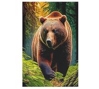 Bear Puzzles en Bois 1000 Pièces Adultes, Poster Jigsaw Puzzle, Design Unique Jouet ÉduChatif pour Adolescents Et Enfants （78×53cm）
