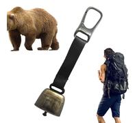 Bear Scarer - Sonnerie résonante à pas élevé, appareil de signal portable de 3,5 x 2,5 cm, accessoire de survie pour sentier, composant en robuste antirouille | Outil de protection pour