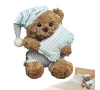 Bear Stuffed Plush Toy, Comforting Cartoon Doll, Soft Plush Bear with Hugging Arms, Playtime and Nap Companion, Perfect for Boys Girls Nursery Bedroom Living Room Home Bedtime Study Sofa Bed Car