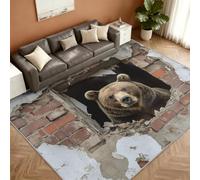 Bear Tapis 200x290cm, Western Bear Tapis for Living Room