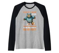 Bear Wears Shoes But Still Has Bear Feet Manche Raglan