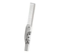 Beard Comb, Beard Brush and Grooming Tool, Portable Foldable Stainless Steel Styling Accessory for Men, 6.5x0.87x0.24 Inches, Husband, Dad, Travel, Home, Adult Care, Pocket Beard