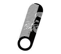 Beard Comb, Small Mustache Styling Brush, Portable Shaping Tool, Double Purpose Hair Detailing Comb, Grooming Accessory for Men, Father, Husband, Travel, 4.02x1.26x0.08 inches