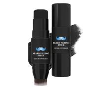 Beard Filler, Filling Stick and Brush, 40cm 7g Long-Lasting Waterproof Sweat-Proof Tint for Facial Hair Makeup, Shaping, Enhancement, Waterproofs Beard Fille