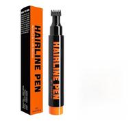 Beard Filler Pen, Double-Tip Hairline Dye Pen, 4.33 Inches Pencil with Precision, Professional Grade Grooming Solution, Natural Enhancer with Defined Style, Home Accessory for Mustache and Eyebrows