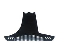 Beard Guide Tool for Men - Multifunctional Beard Trimming Stencil, Mustache Outline Shaper, Neck lyne Grooming Comb, Face Hair Trimmer Guide for sherp Styling, Home Use Barber Tool for Symmetrical