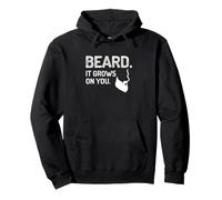 Beard It Grows on You Humour de toilettage pour Homme Sweat à Capuche