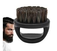 Beard Man Brush Brosse à barbe portable pour homme avec manche - Coiffure pour homme B¨¦eard B´rush, applicateur de barbe pour voyage, maison et salon de coiffure, baume et facile