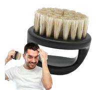 Beard Man Brush | Brosse à barbe portable pour homme avec poignée | Soin des hommes pour la maison et les voyages, facile à appliquer huile ou baume