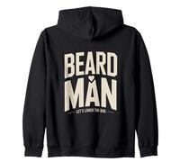 Beard Man Let's Lower The Bar Humour drôle Sweat à Capuche