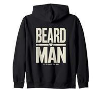 Beard Man Let's Lower The Bar Humour drôle Sweat à Capuche