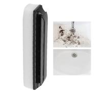 Beard Trimmings Nettoyant pour évier 10 x 10 x 2 cm | Brosse nettoyante pour couper les cheveux Dee la barbe, éponges à barbe, éponge de nettoyage des cheveux pour lavabo de salle de bain, coiffeuse