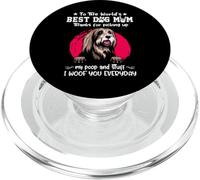 Bearded Collie Best Dog Mom Dogs Lovers Funny Mothers Day PopSockets PopGrip pour MagSafe