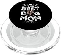Bearded Collie Best Dog Mom Dogs Lovers Funny Mothers Day PopSockets PopGrip pour MagSafe
