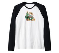 Bearded Dragon Bearded Dragon Christmas Tree Manche Raglan