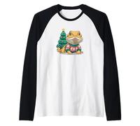 Bearded Dragon Bearded Dragon Christmas Tree Manche Raglan
