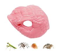 Bearded Dragon Cave - Snake Head Aquarium, Decoration Resin Shelter with Realistic Texture for Reptile Enclosure Natural Looking Hiding Spot Material for Leopard Gecko Iguana