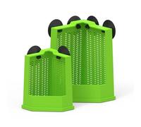 Bearded Dragon Feeder,Anti-Leak Corner Terrarium Bowl with Suction Cups,for Lizard,Bearded Dragon,Gecko,Frog(NW-48小号)