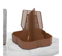 Bearded Dragon Food Bowl, Chameleon Feeding Dish with Ladder, 5.83x5.83x6.1 inches Reptile Food Bowl for Hunting, Climbing Ladders Design for Non-Slip, Pets Easy Access Stable Base