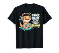 Bearded Dragon Gaming Reptiles Can't Hear You I'm Gaming T-Shirt