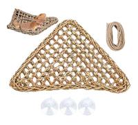 Bearded Dragon Hammock - 40 x 18 cm Snake Hammock | With Suction Cup Réalistic Pet Supplies | Reptile Ladder Gecko Tank Accessories | For Bearded Dragon Spider Home Cage Enclosure Terrarium Tank