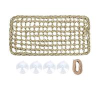 Bearded Dragon Hammock - 40x18cm With Suction Cup Realistic Pet Supplies | Snake Hammock | Reptile Ladder Gecko Tank Accessories | For Bearded Dragon Spider Home Cage Enclosure Terrarium Tank Exercise