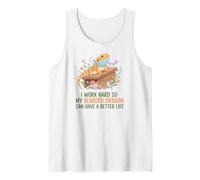 Bearded Dragon Lizard Lover Funny Breaded Dragon Débardeur