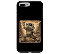 Bearded Dragon Lizard Lunettes de soleil Rock Musique Drôle Rétro Cool Coque pour iPhone 7 Plus/8 Plus