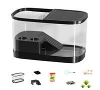Bearded Dragon Tank - Reptile Cage Enclosure | Durable Habitat Container with Secure ABS Construction, Terrarium Accessory for Bearded Dragons Geckos Spiders Tortoises Tarantulas Chameleons Frogs