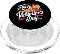 Bearded Dragon Valentine's Day Lover Saint Valentine PopSockets PopGrip pour MagSafe