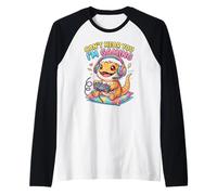 Bearded Dragons Gamer, Gaming Can't Hear You I'm Gaming Manche Raglan
