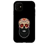 Bearded Souls Day of Dead Love Dia De Los Muertos Halloween Coque pour iPhone 11