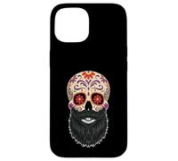 Bearded Souls Day of Dead Love Dia De Los Muertos Halloween Coque pour iPhone 15