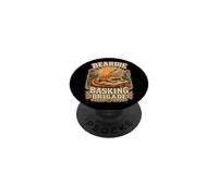 Beardie BASKING Brigade Agame Barbu Soleil PopSockets PopGrip Adhésif