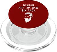 Beards are The New Lot de 6 - Entraînement Amusant pour Les Amateurs de Barbe PopSockets PopGrip pour MagSafe