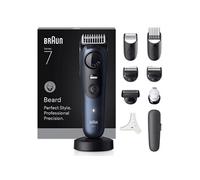 Braun BeardTrimmer 7 BT7540 tondeuse à barbe Batterie 40 2 cm Mouillé & sec Noir, Bleu G