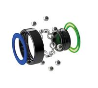 Bearing SGM Sport Roulement moyeu 12 x 24 x 6 mm Noir Enduit